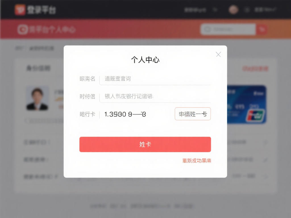 首先，登录平台后进入个人中心，仔细核对你的身份信息