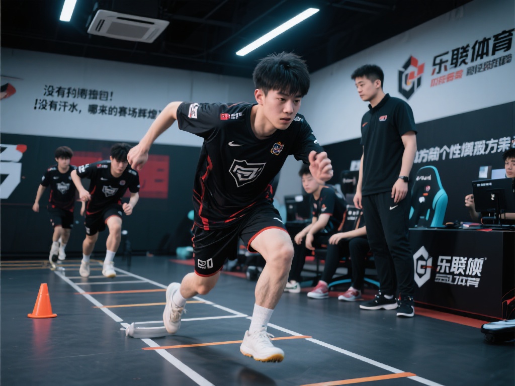 进入乐竞体育的训练体系后，队员们需要经历高强度的日